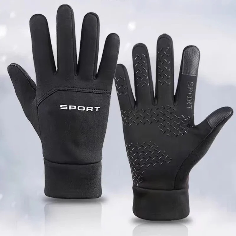 Magic Touch Glove - ถุงมืออุ่นสำหรับกีฬากลางแจ้งในฤดูหนาว, วิ่ง, หน้าจอสัมผัส, ฟิตเนสยิม, ถุงมือแบบเต็มนิ้วสำหรับผู้ชายและผู้หญิง, ถุงมือถักแบบ