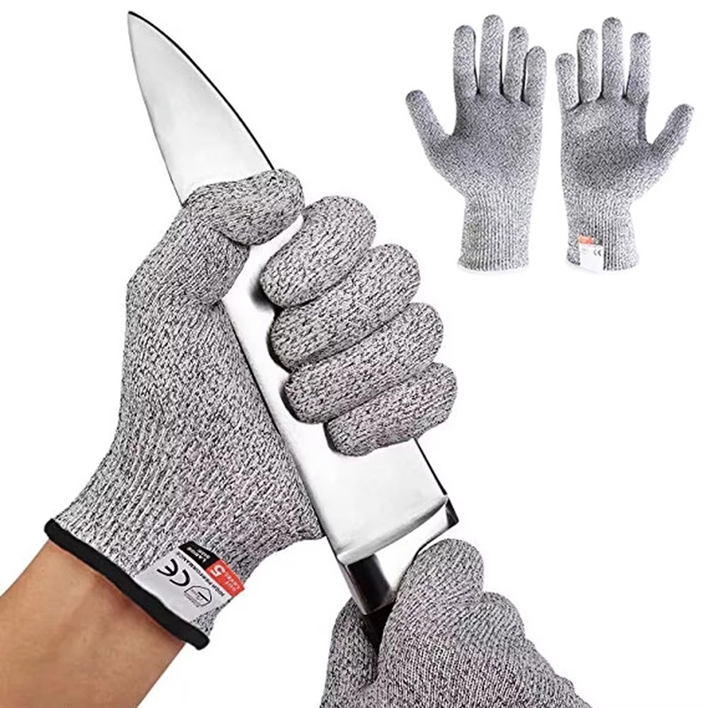 Cut Resistant Glove - ถุงมือกันบาด 1 คู่ ถุงมือตัดอาหารเกรดปลอดภัย ระดับ 5