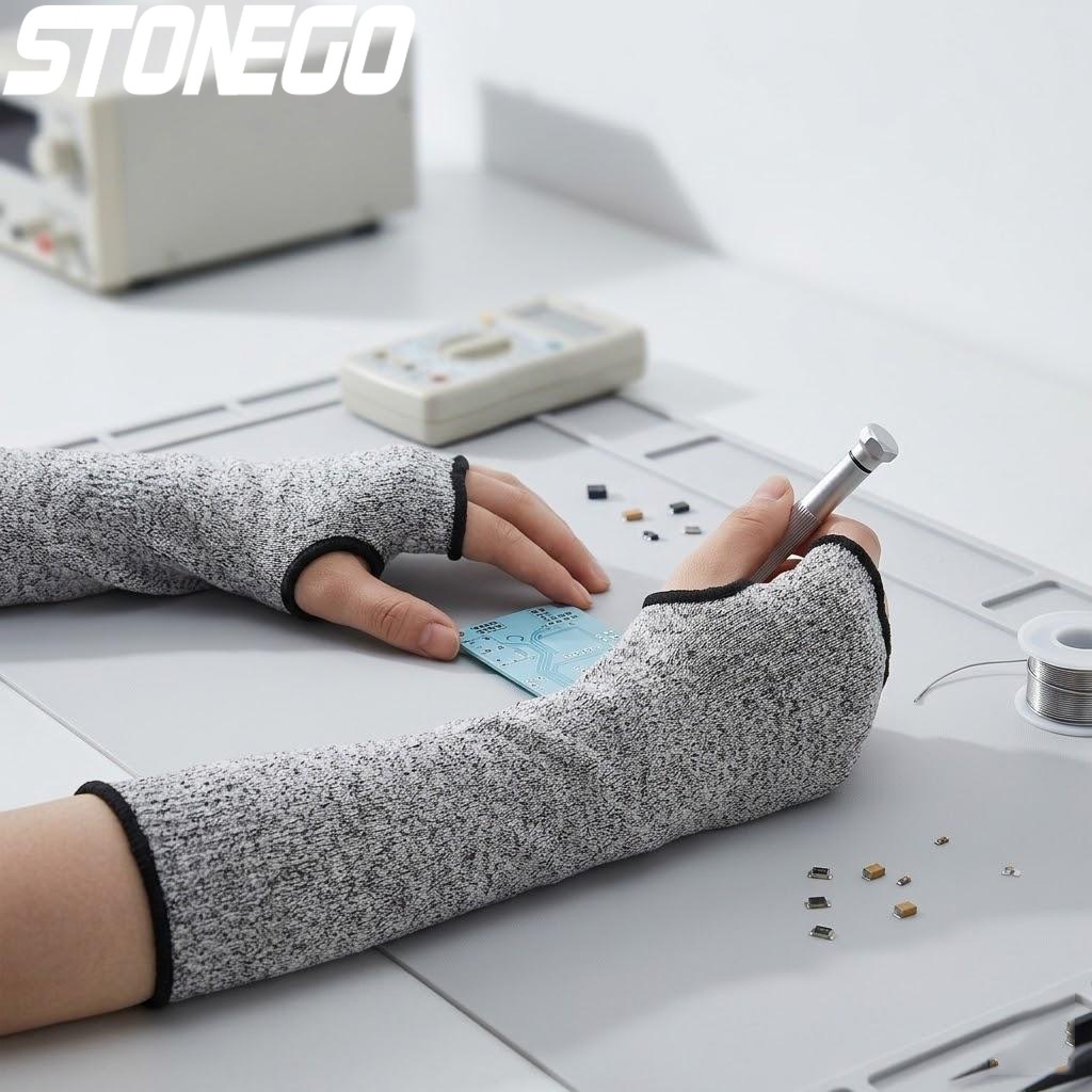 Cut Resistant Glove - ปลอกแขนกันบาดสำหรับทำอาหารในครัว ปลอกแขนป้องกันสำหรับการหั่นและสับอาหาร