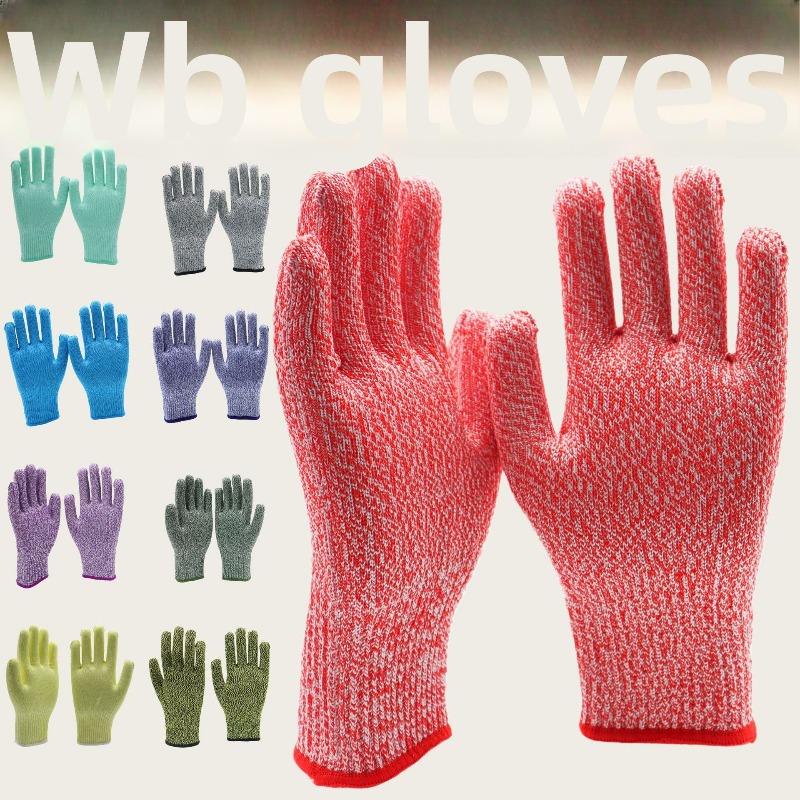 Cut Resistant Glove - ถุงมือกันบาดระดับ 5 สำหรับงานครัว ทนทานต่อการขีดข่วน ป้องกันการบาดจากกระจก เหมาะสำหรับคนทำสวน_ใช้งานได้ต่อเนื่อง