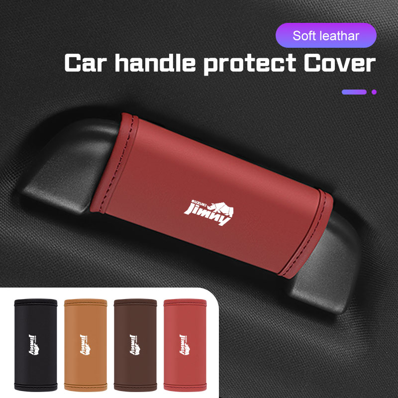 Leather Driving Glove - ที่เท้าแขนหลังคารถแบบดึงป้องกันถุงมือสำหรับ Suzuki Jimny JB23 JB33 jb32