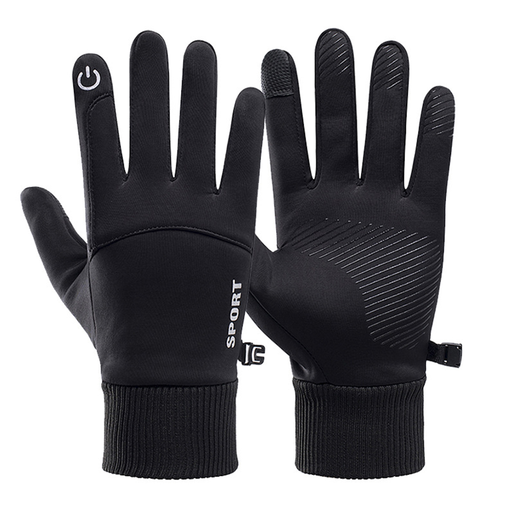 Ski Glove Waterproof - ฤดูหนาวถุงมือผู้ชายกันน้ําWindproofกีฬาตกปลาหน้าจอสัมผัสขับรถรถจักรยานยนต์สกีลื่นขี่จักรยานถุงมือผู้หญิง