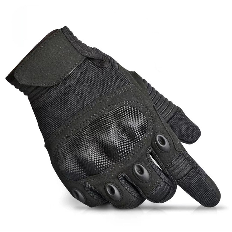 Motorcycle Glove Knuckle - Super Fiber ผู้ชายยุทธวิธีถุงมือเปลือกป้องกันผู้ชายผู้หญิงขี่ Hard Knuckle Full