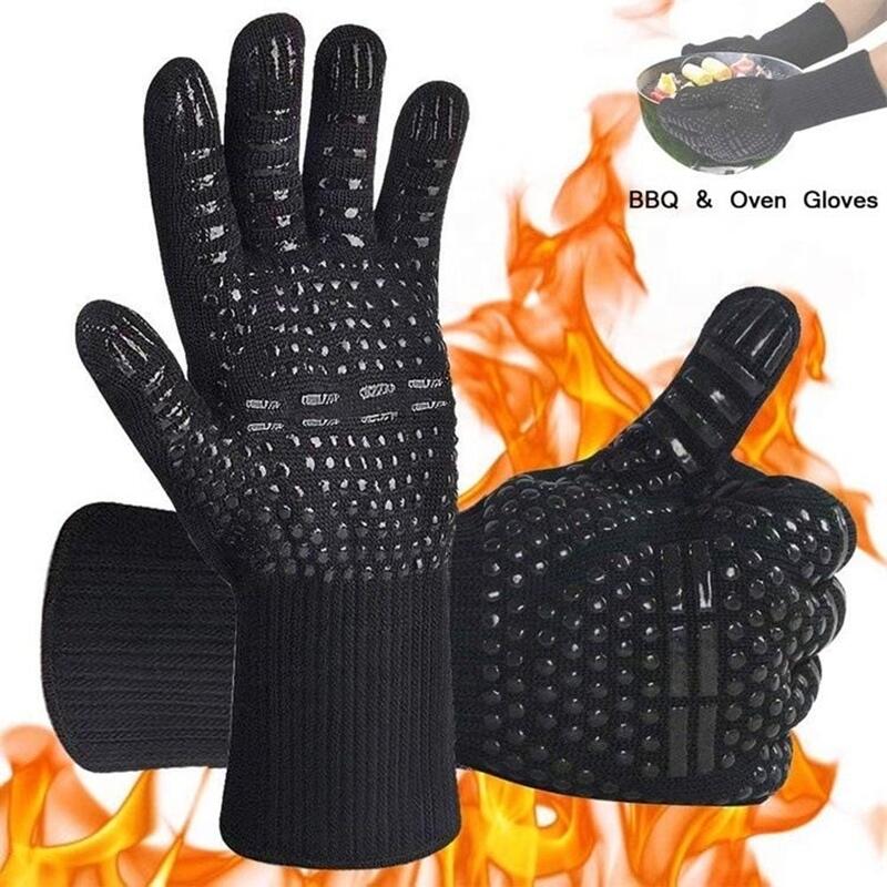 Oven Mitt Silicone - ถุงมือซิลิโคนกันความร้อน BBQ1472กันลื่นทนทานต่อถุงมือกันลื่นระเบิดถุงมือกันความร้อนใช้ในครัว