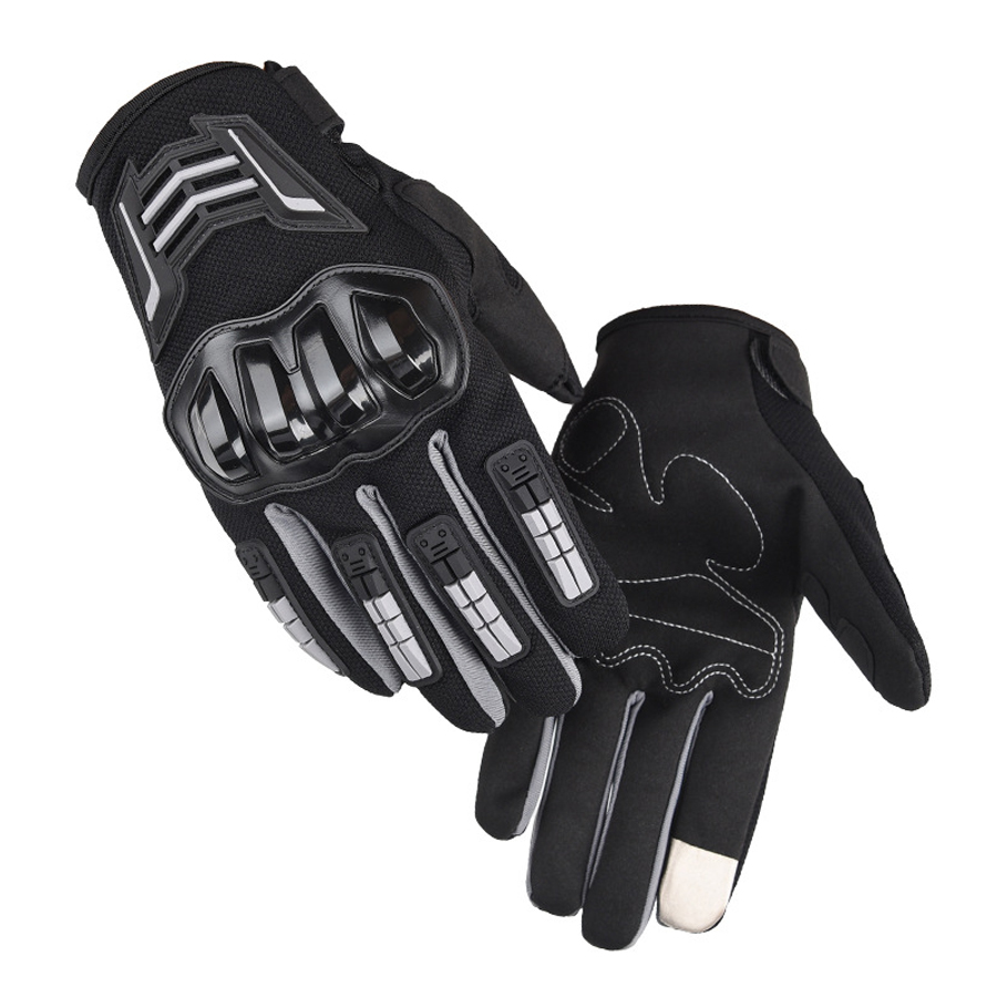 Motorcycle Glove Knuckle - ถุงมือรถจักรยานยนต์ฤดูร้อน Hard Knuckle ขี่ถุงมือหน้าจอสัมผัสถุงมือมอเตอร์ไซด์สําหรับ Dirt BIKE