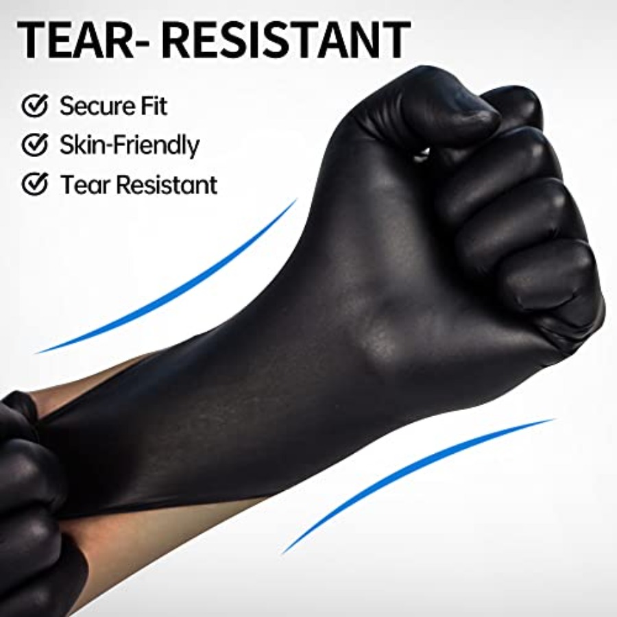 ถุงมือตรวจโรคไนไตรล์สีดำทางการ - Exam Glove Nitrile บทวิจารณ์และราคา