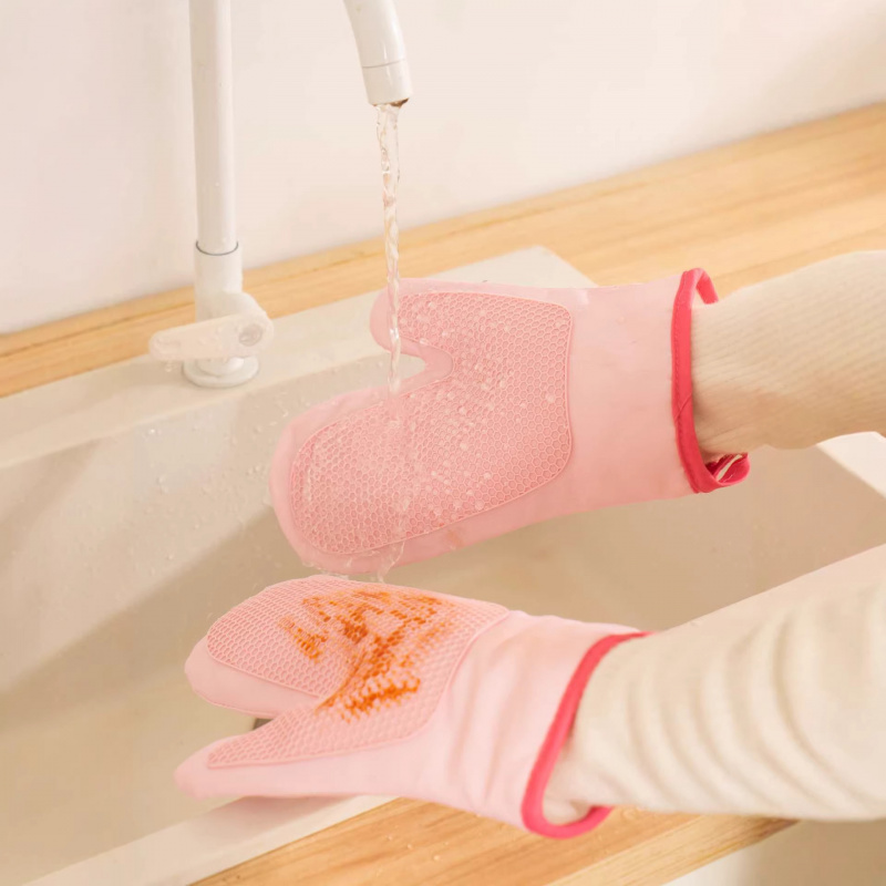 ถุงมือซิลิโคนเฮลโล คิตตี้ คุโร - Heat Resistant Glove บทวิจารณ์และราคา