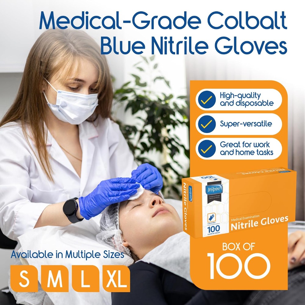 ถุงมือไนไตรล์สีน้ำเงินโคบอลต์แ - Exam Glove Nitrile บทวิจารณ์และราคา
