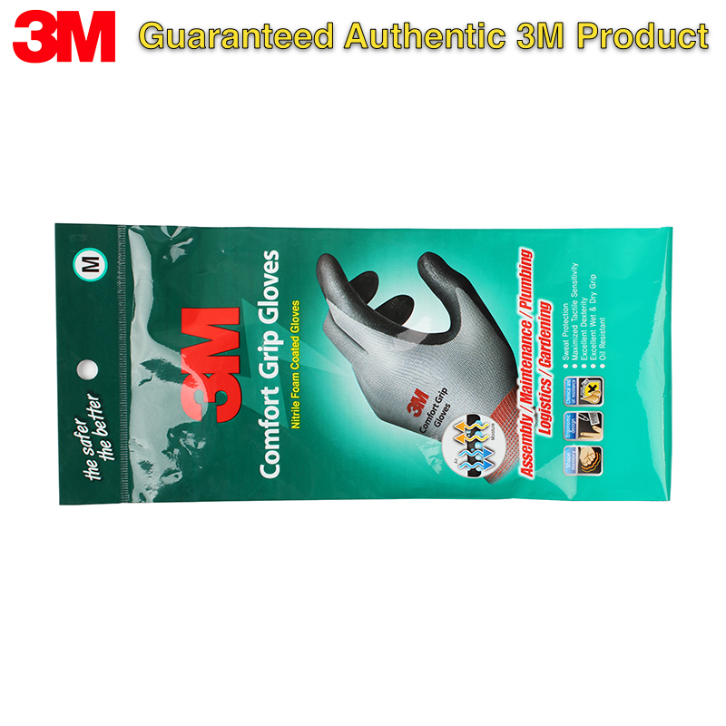 3M ถุงมือทํางาน ด้ามจับสบาย ถุ - Nitrile Mechanic Glove บทวิจารณ์และราคา