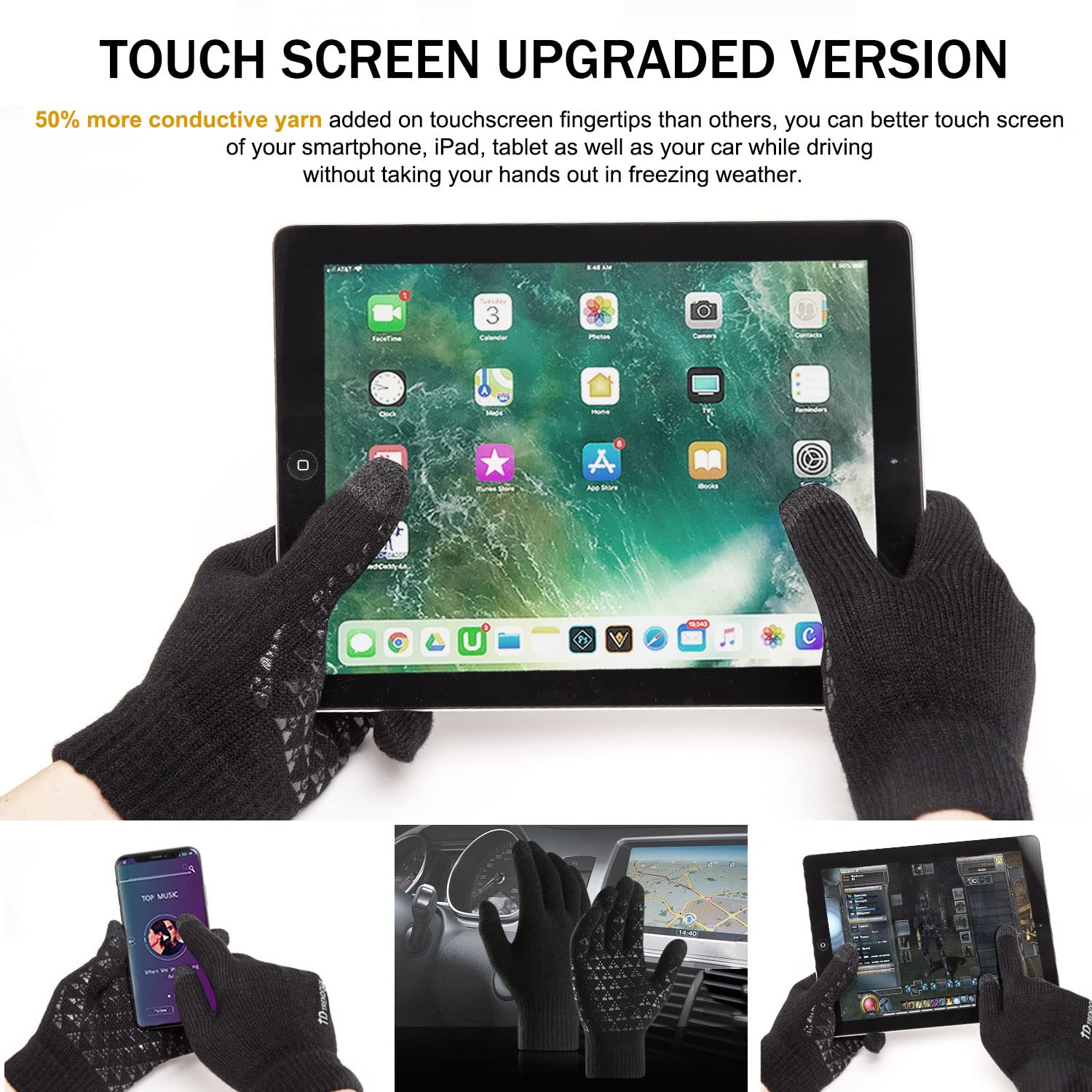 ถุงมือวิ่งกีฬากลางแจ้ง1-5คู่ถุ - Magic Touch Glove บทวิจารณ์และราคา