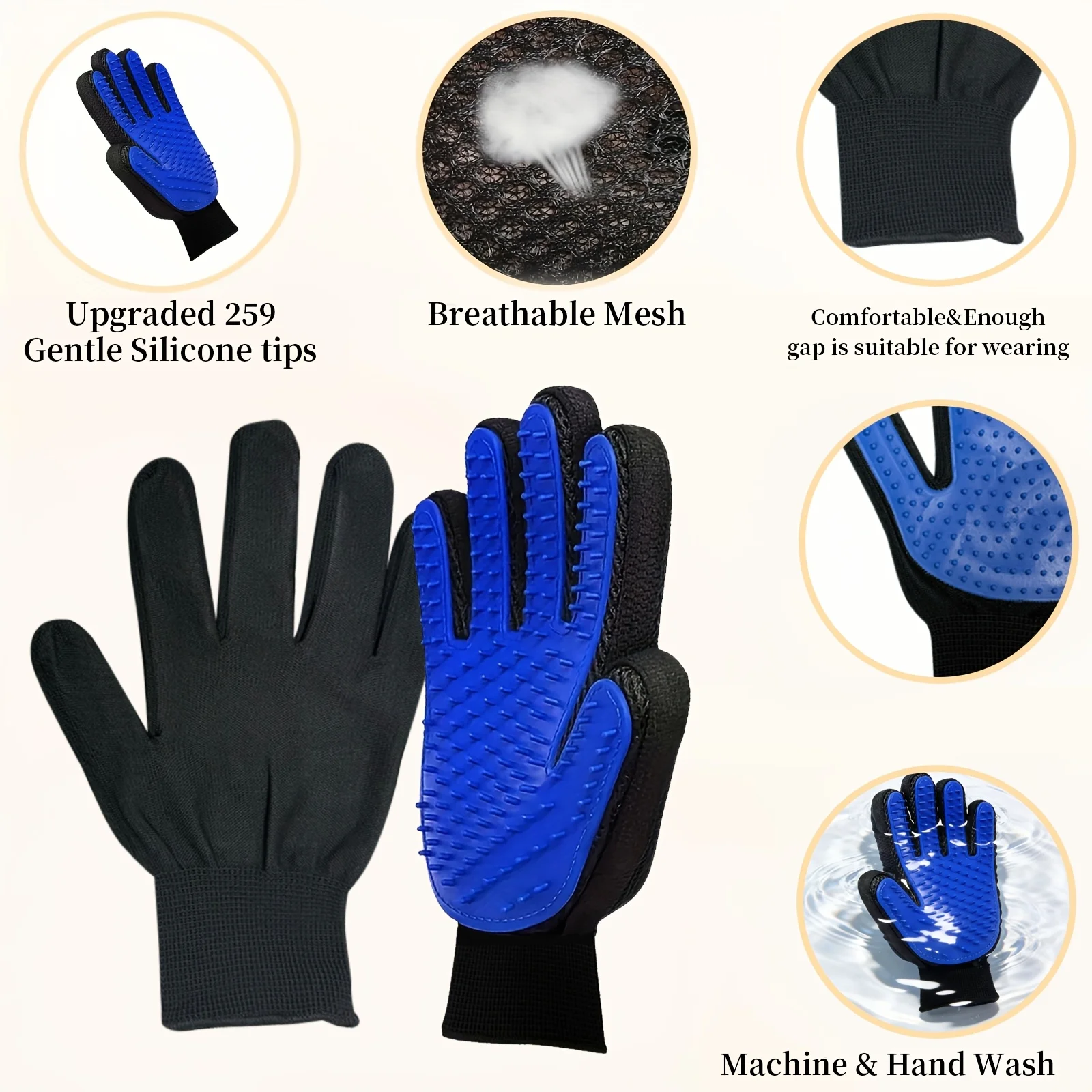 ถุงมือสำหรับสัตว์เลี้ยง ถุงมือ - Rubber Glove Cleaning บทวิจารณ์และราคา