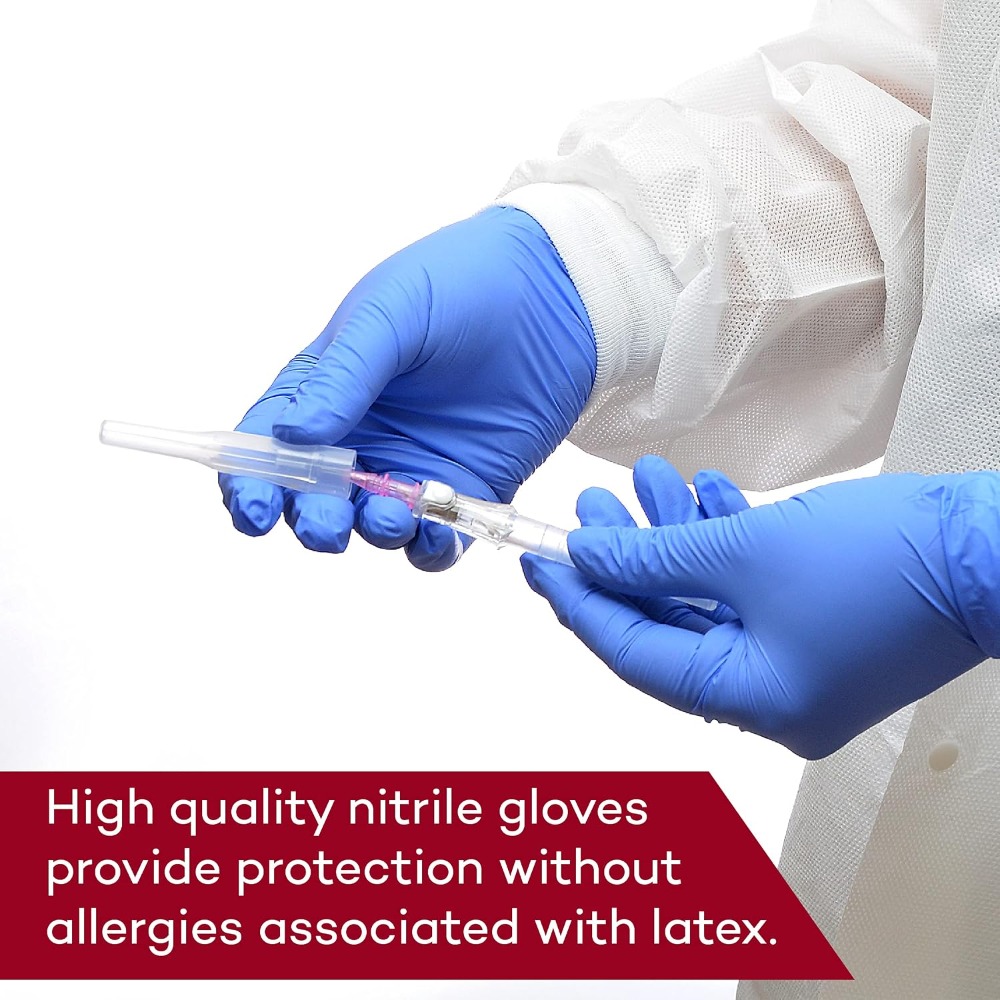 ถุงมือไนไตรล์ขนาดใหญ่ 200 ชิ้น - Exam Glove Nitrile บทวิจารณ์และราคา