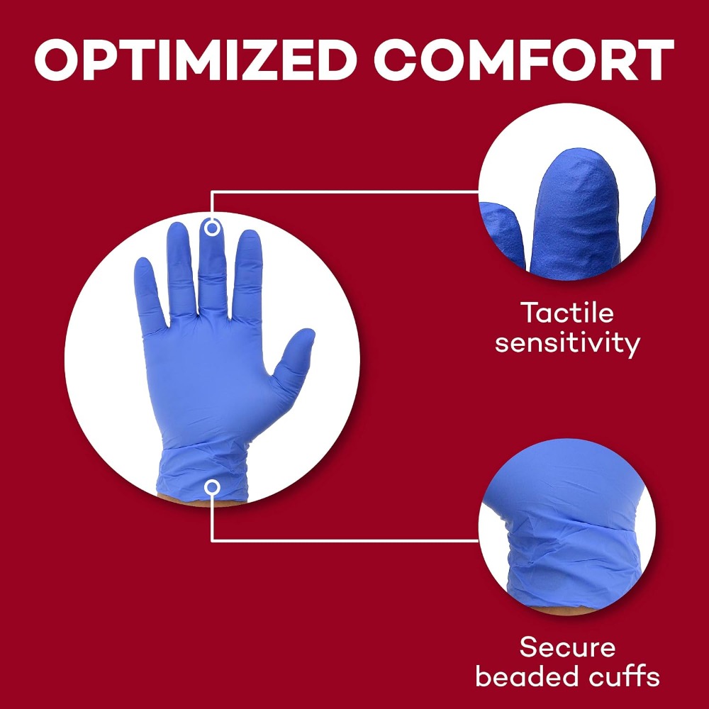 ถุงมือไนไตรล์ขนาดใหญ่ 200 ชิ้น - Exam Glove Nitrile บทวิจารณ์และราคา