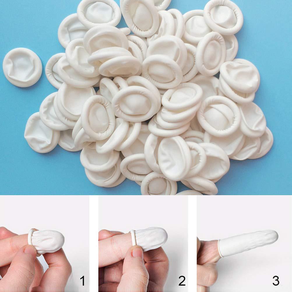 ถุงนิ้วป้องกันลื่นแบบไม่มีแป้ง - Latex Disposable Glove บทวิจารณ์และราคา