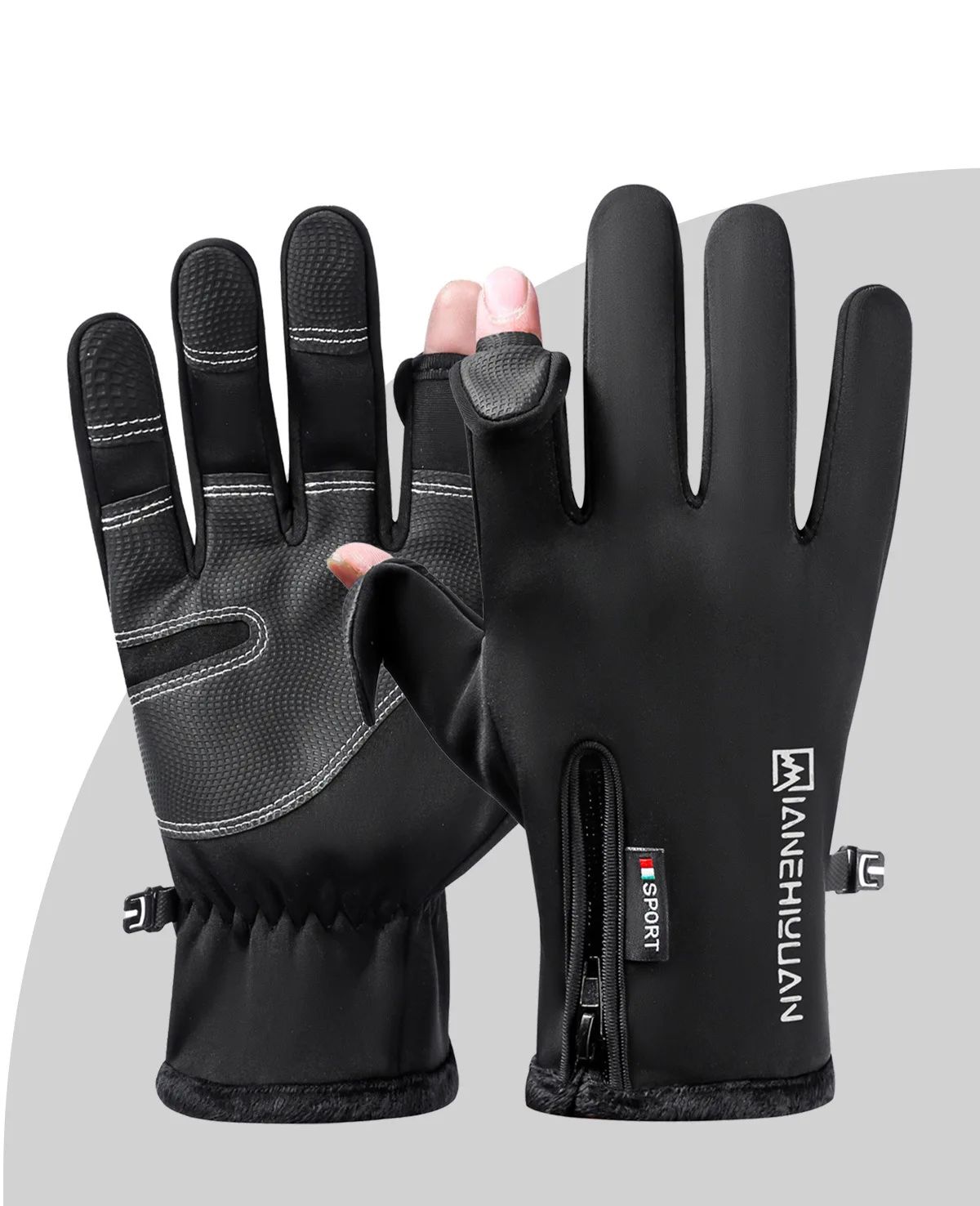 ถุงมือปั่นจักรยานผู้ชายหน้าจอส - Ski Glove Waterproof บทวิจารณ์และราคา