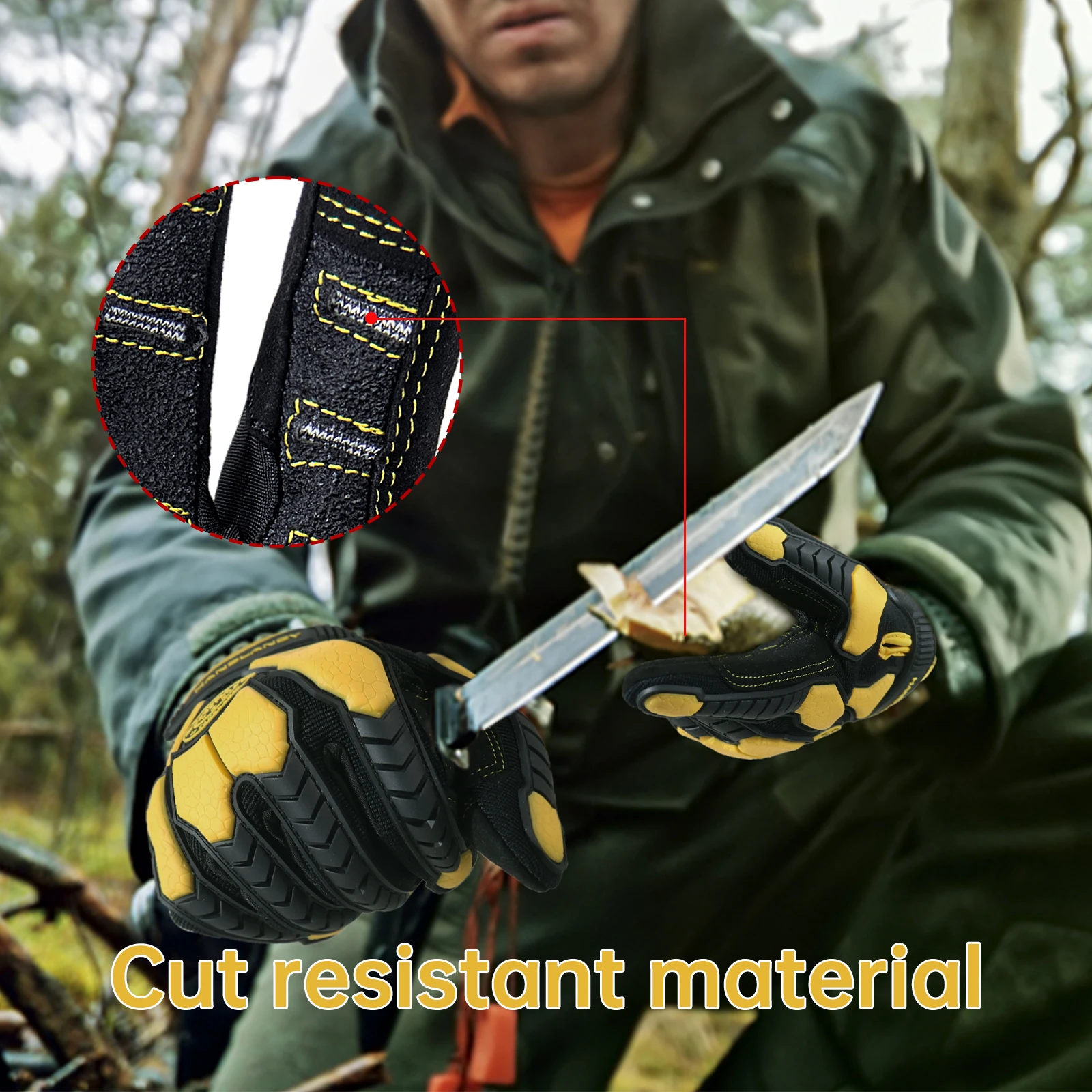 ถุงมือทำงานแบบหนาพิเศษ ป้องกัน - Work Glove Impact บทวิจารณ์และราคา