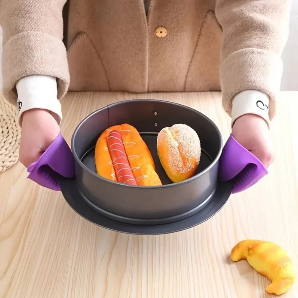 4/2 ชิ้น ถุงมือซิลิโคนหนาพิเศษ - Oven Mitt Silicone บทวิจารณ์และราคา