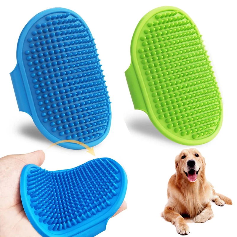 แปรงทําความสะอาดสัตว์เลี้ยงสุน - Rubber Glove Cleaning บทวิจารณ์และราคา