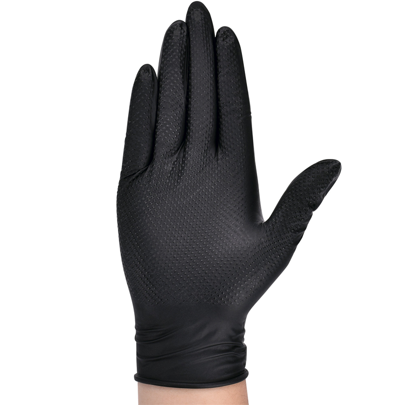 Heavy Duty ถุงมือไนไตรล์สีดํา  - Nitrile Mechanic Glove บทวิจารณ์และราคา