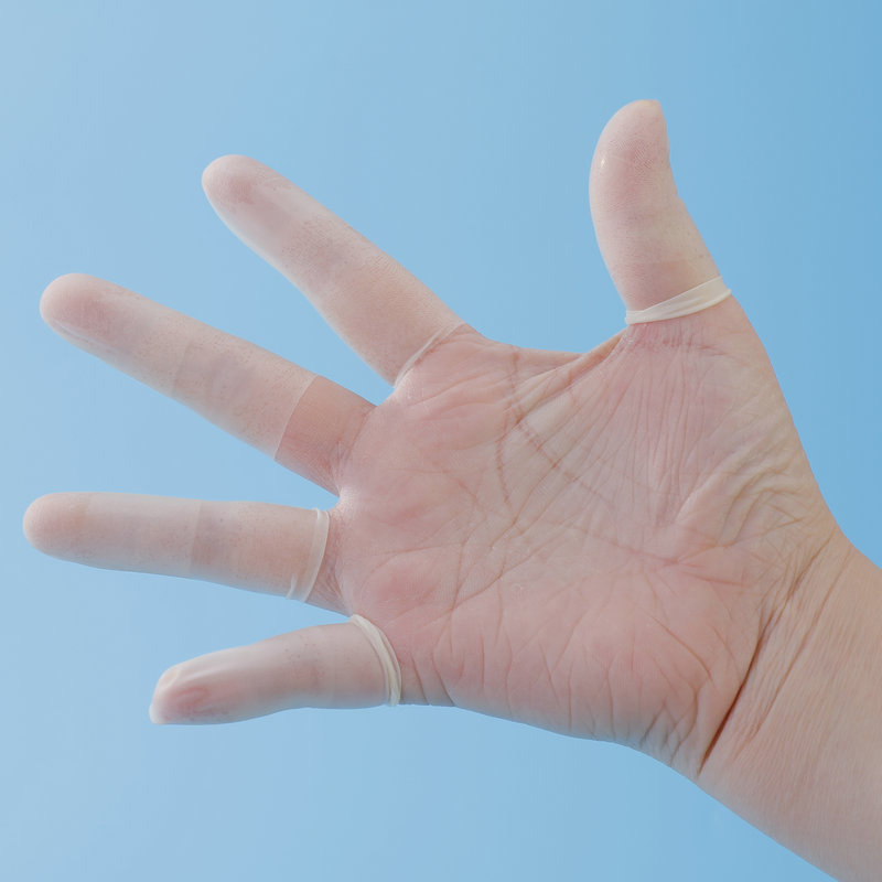 ปลอกนิ้วยางแบบใช้แล้วทิ้ง 50 ช - Latex Disposable Glove บทวิจารณ์และราคา