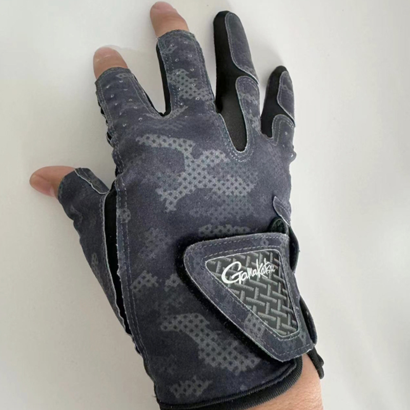 Gamakatsu ถุงมือตกปลา Anti-SLI - Cycling Glove Padded บทวิจารณ์และราคา