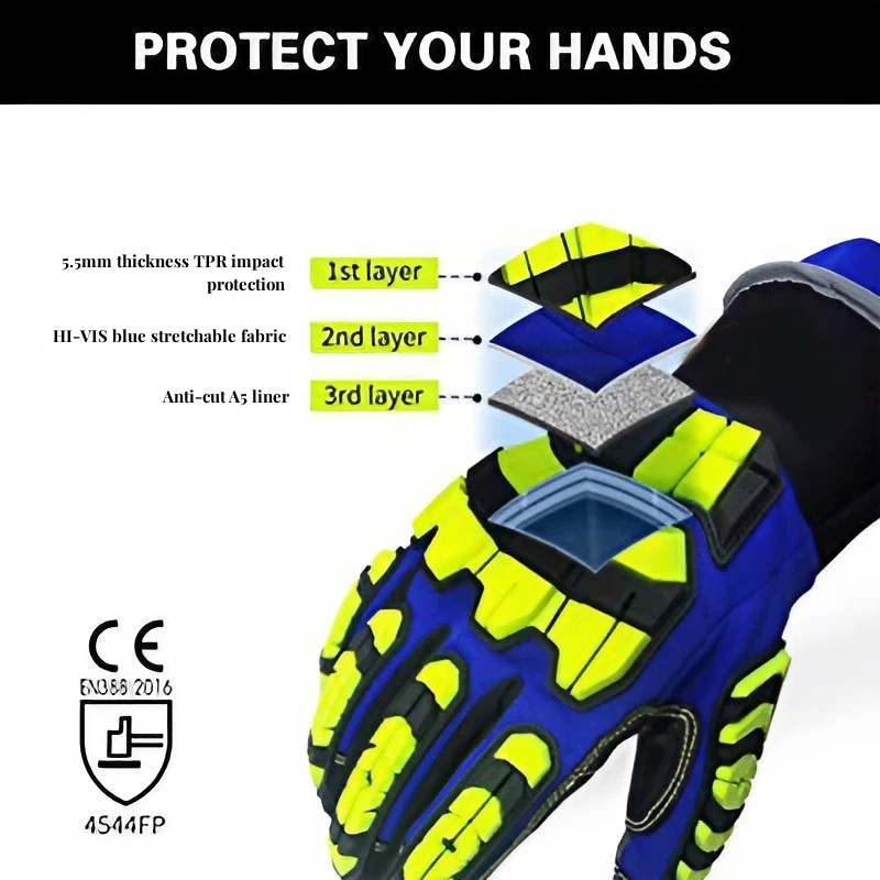 ถุงมือกันกระแทก XYEHS ANSI CUT - Work Glove Impact บทวิจารณ์และราคา