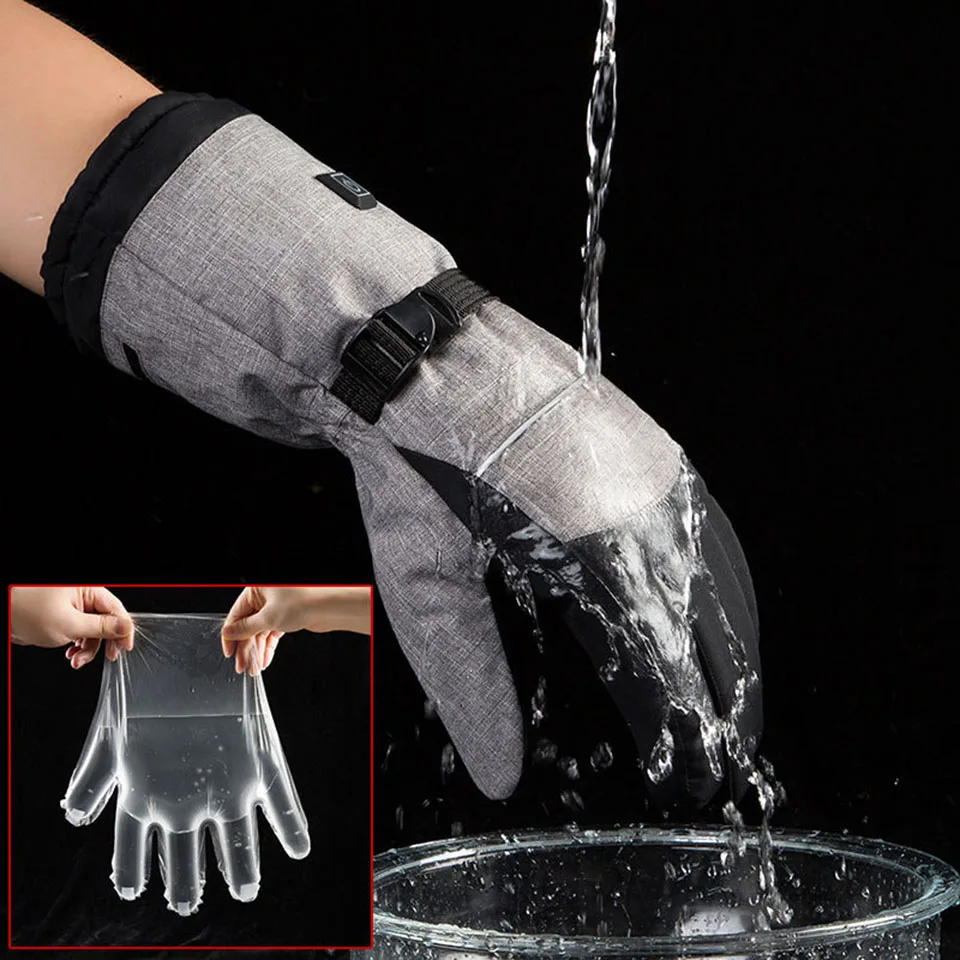 ถุงมือฤดูหนาว3M ผ้าฝ้ายเครื่อง - Ski Glove Waterproof บทวิจารณ์และราคา