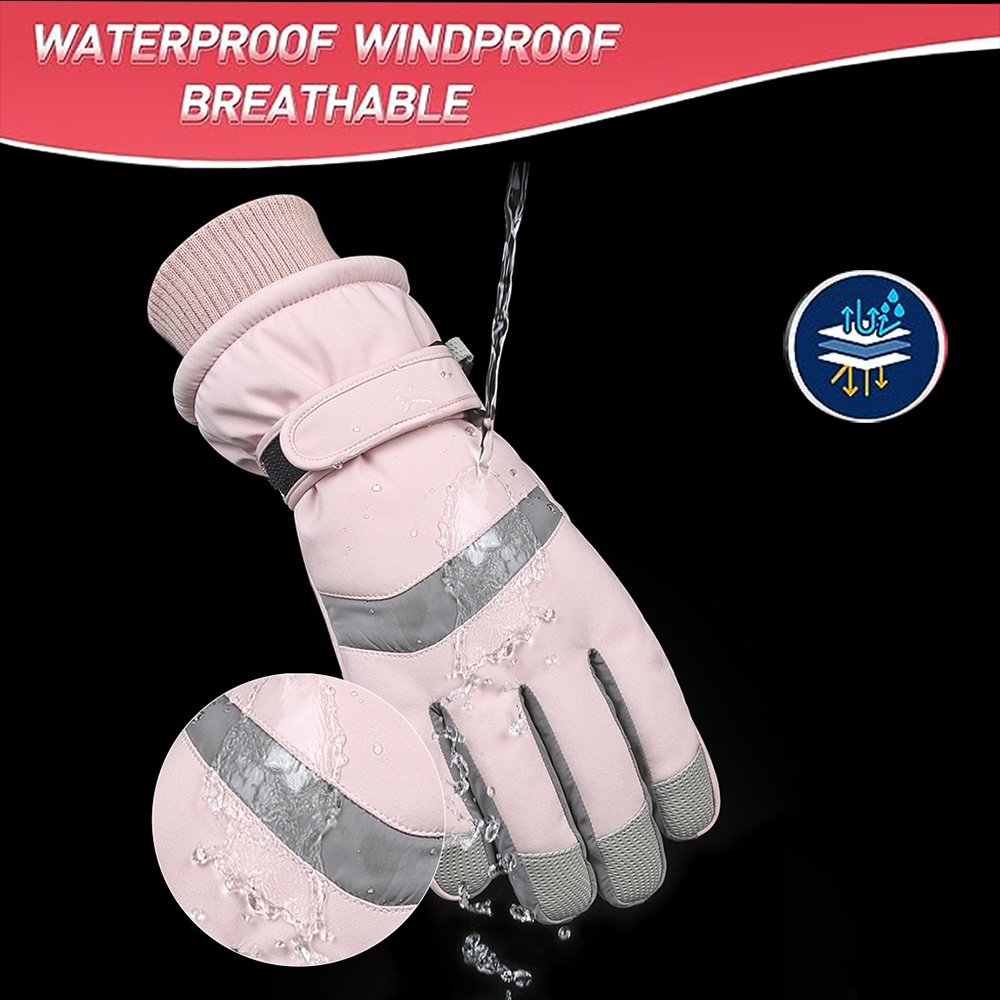 YANBIGUO ถุงมือสกี ถุงมือฤดูหน - Ski Glove Waterproof บทวิจารณ์และราคา