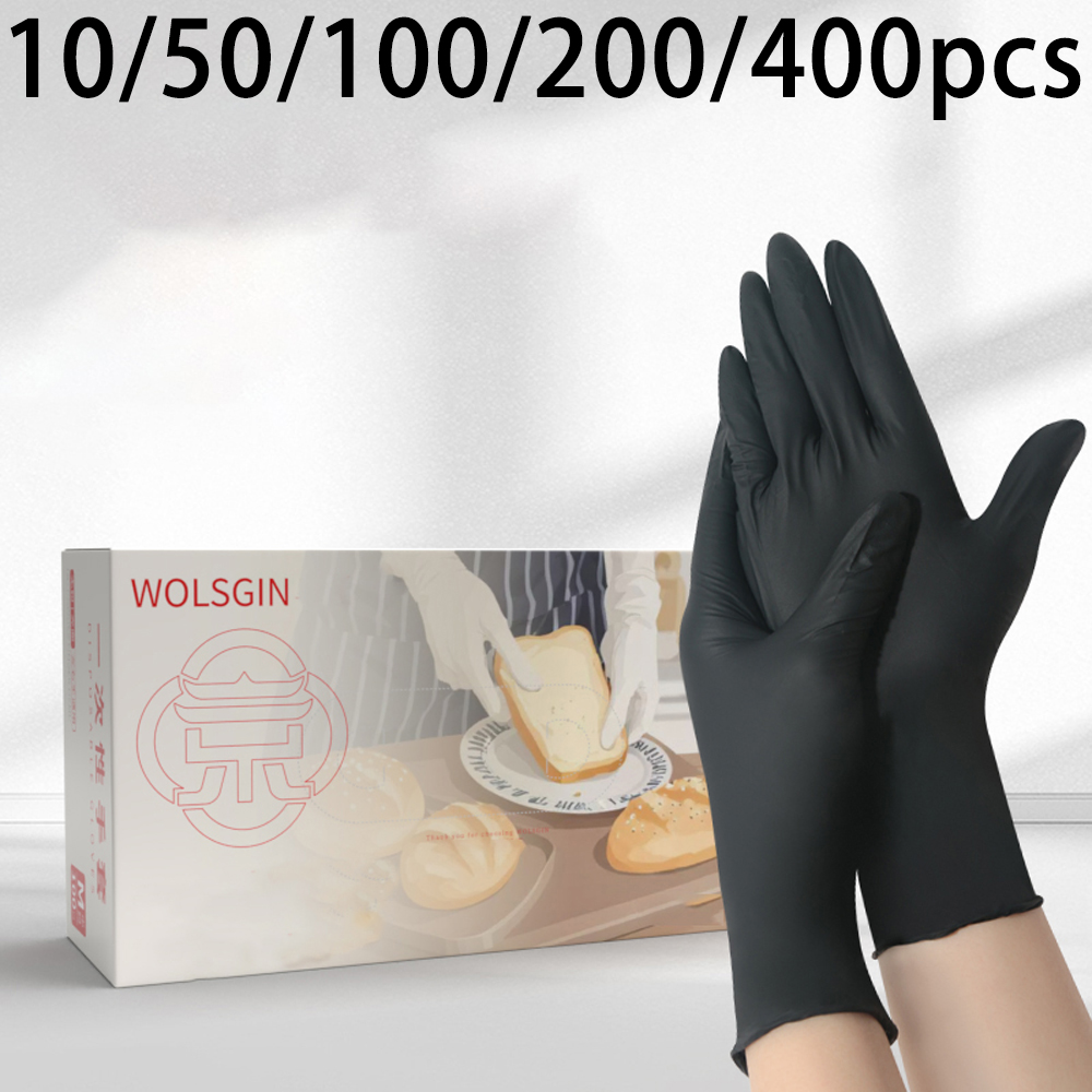 10/50/100/200/400 ชิ้นถุงมือไน - Rubber Glove Cleaning บทวิจารณ์และราคา