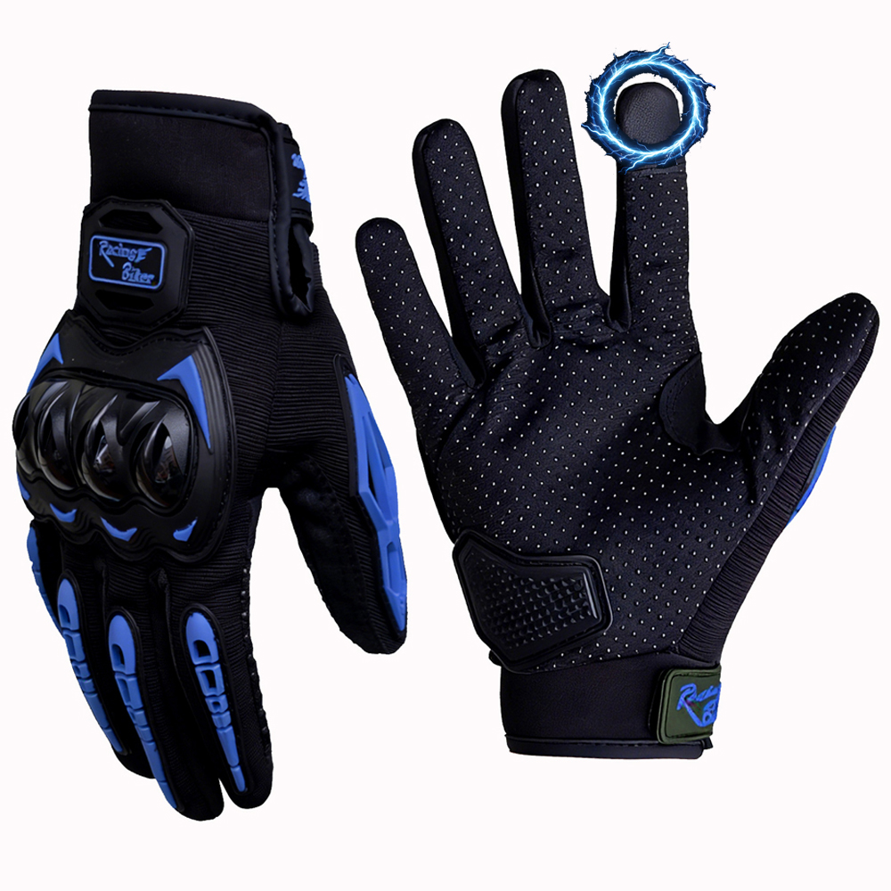 ถุงมือมอเตอร์ไซค์สำหรับผู้ชาย  - Motorcycle Glove Knuckle บทวิจารณ์และราคา