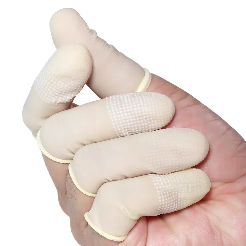 50-200 PC Non-SLIP นิ้วมือทิ้ง - Rubber Glove Cleaning บทวิจารณ์และราคา