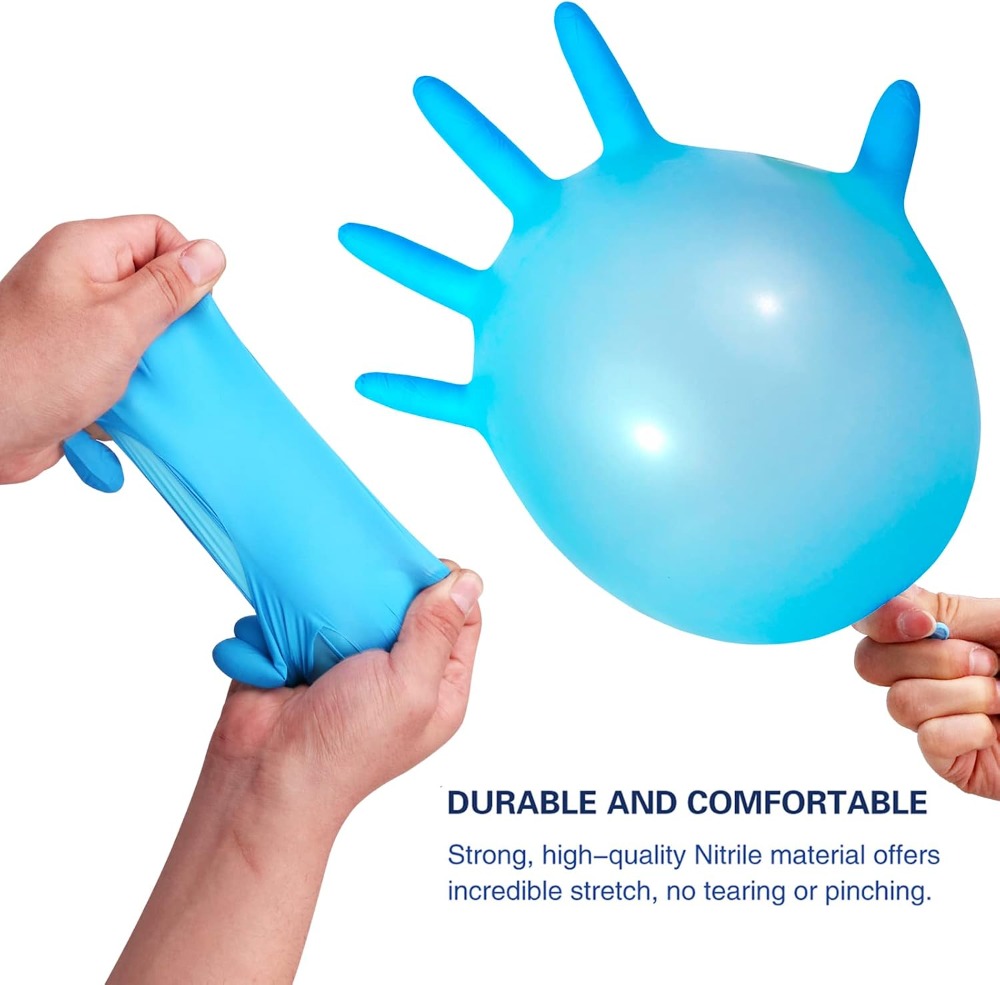 ถุงมือไนไตรล์แบบใช้แล้วทิ้ง ปร - Exam Glove Nitrile บทวิจารณ์และราคา
