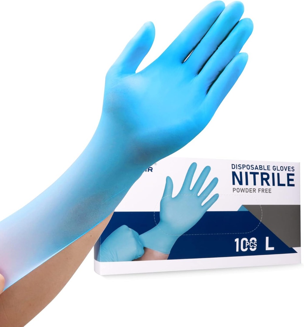 ถุงมือไนไตรล์แบบใช้แล้วทิ้ง ปร - Exam Glove Nitrile บทวิจารณ์และราคา