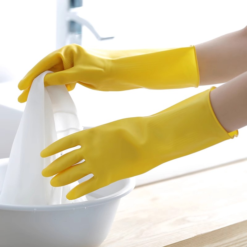 3 คู่ถุงมือในครัวเรือนในครัวเร - Dish Glove Rubber บทวิจารณ์และราคา