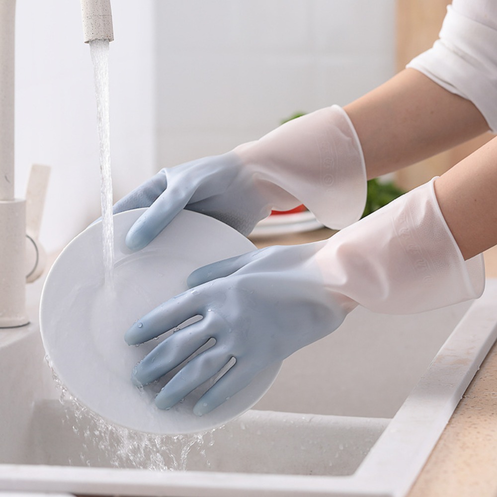 ถุงมือทำความสะอาดยางลาเท็กซ์หน - Rubber Glove Cleaning บทวิจารณ์และราคา