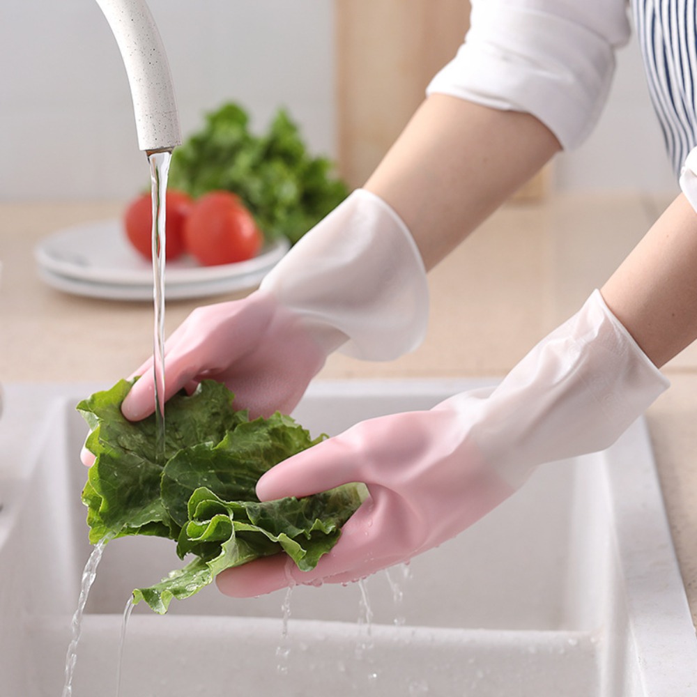 ถุงมือทำความสะอาดยางลาเท็กซ์หน - Rubber Glove Cleaning บทวิจารณ์และราคา