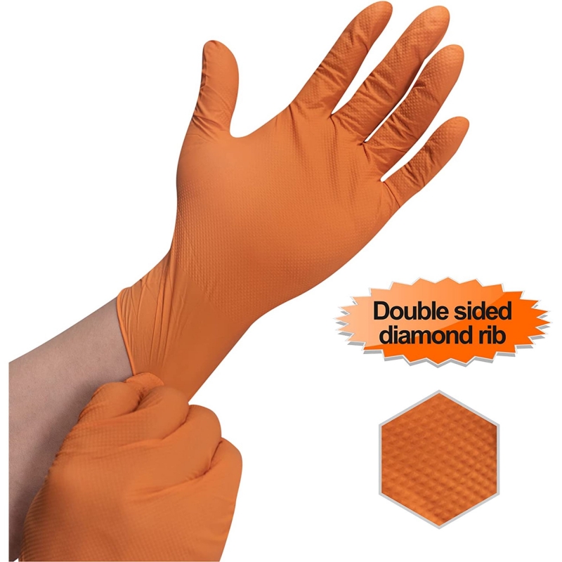8mil ถุงมือไนไตรล์หนา 30/50PCS - Nitrile Mechanic Glove บทวิจารณ์และราคา