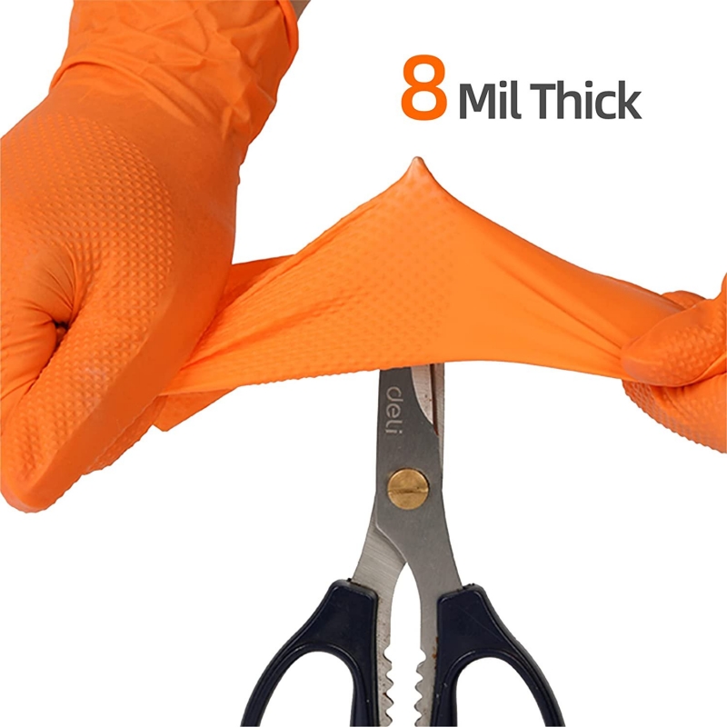 8mil ถุงมือไนไตรล์หนา 30/50PCS - Nitrile Mechanic Glove บทวิจารณ์และราคา