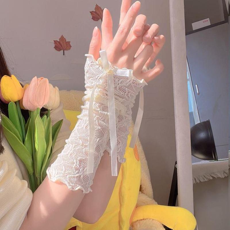 ถุงมือตาข่ายแบบไม่มีนิ้วสำหรับ - Fingerless Glove Knit บทวิจารณ์และราคา
