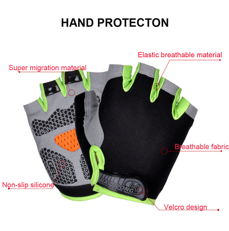Professional Non-Slip Breathab - Workout Glove Gym บทวิจารณ์และราคา