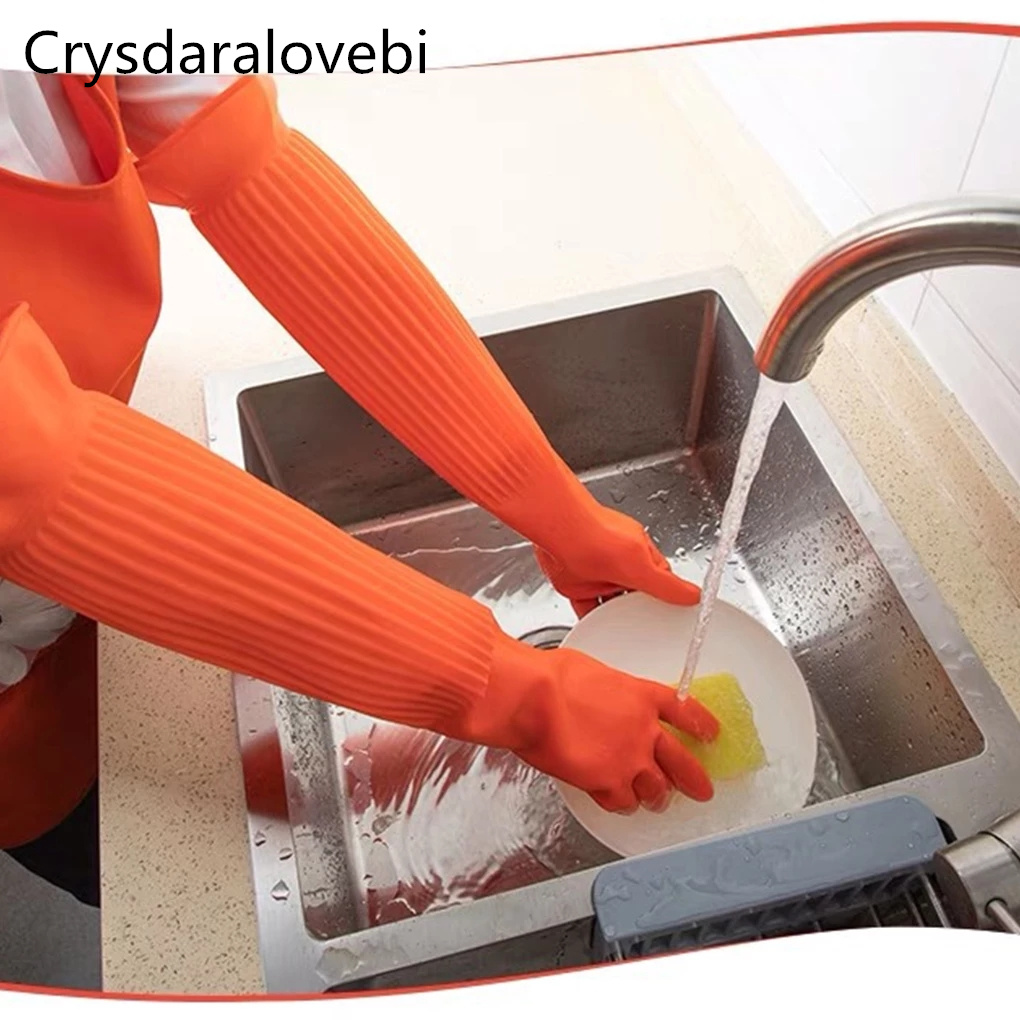 45/55 ซม.กันน้ำถุงมือที่ใช้ในค - Rubber Glove Cleaning บทวิจารณ์และราคา
