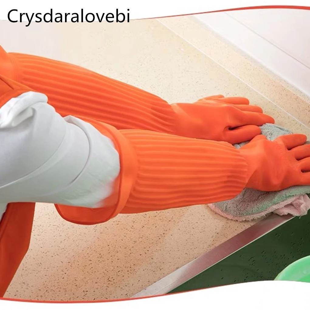 45/55 ซม.กันน้ำถุงมือที่ใช้ในค - Rubber Glove Cleaning บทวิจารณ์และราคา
