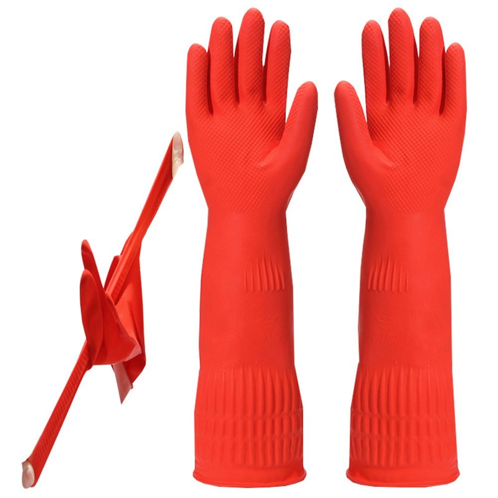 ถุงมือยางสำหรับงานหนัก1คู่พร้อ - Dish Glove Rubber บทวิจารณ์และราคา