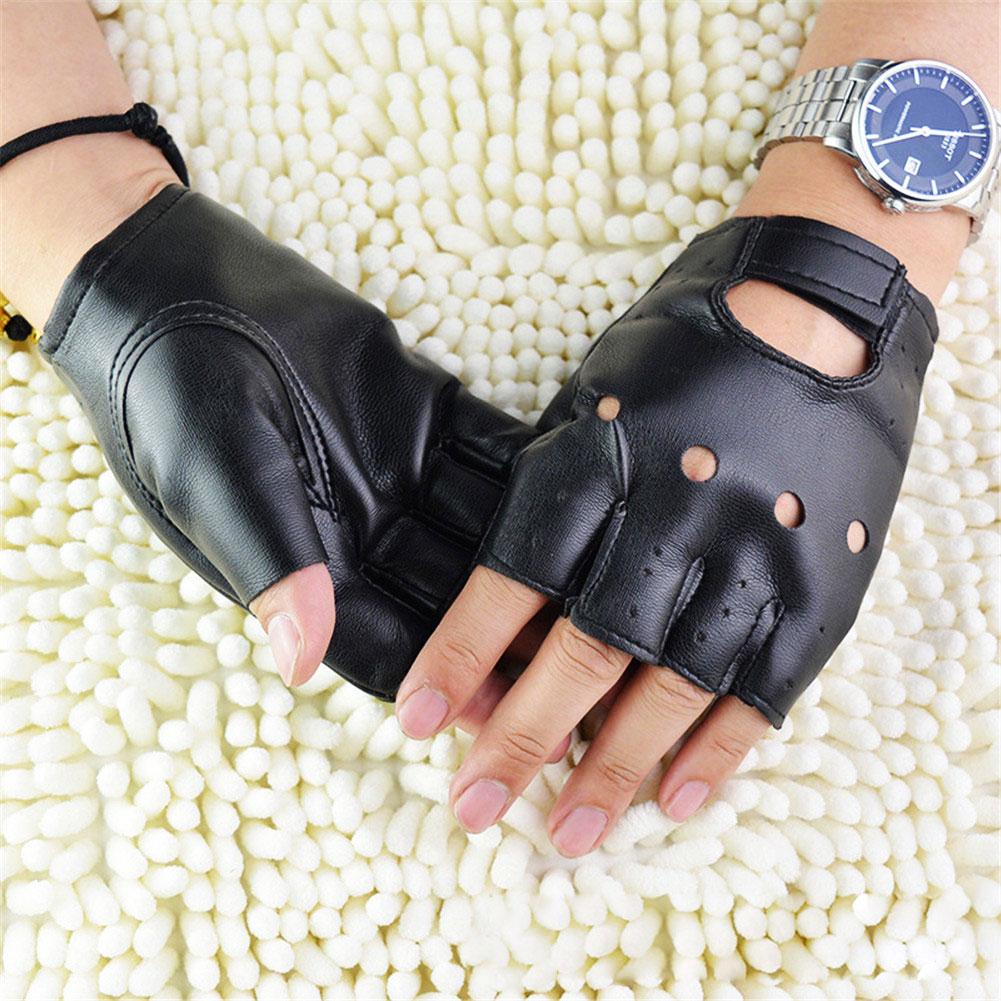 ถุงมือแบบครึ่งนิ้วสำหรับทุกเพศ - Leather Driving Glove บทวิจารณ์และราคา