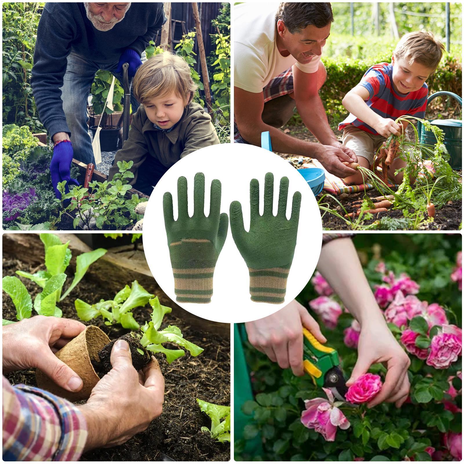 ถุงมือทำสวน 1 คู่ ถุงมือทำสวนย - Gardening Glove Waterproof บทวิจารณ์และราคา