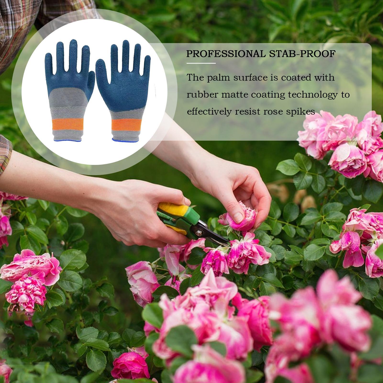 ถุงมือทำสวน 1 คู่ ถุงมือทำสวนย - Gardening Glove Waterproof บทวิจารณ์และราคา