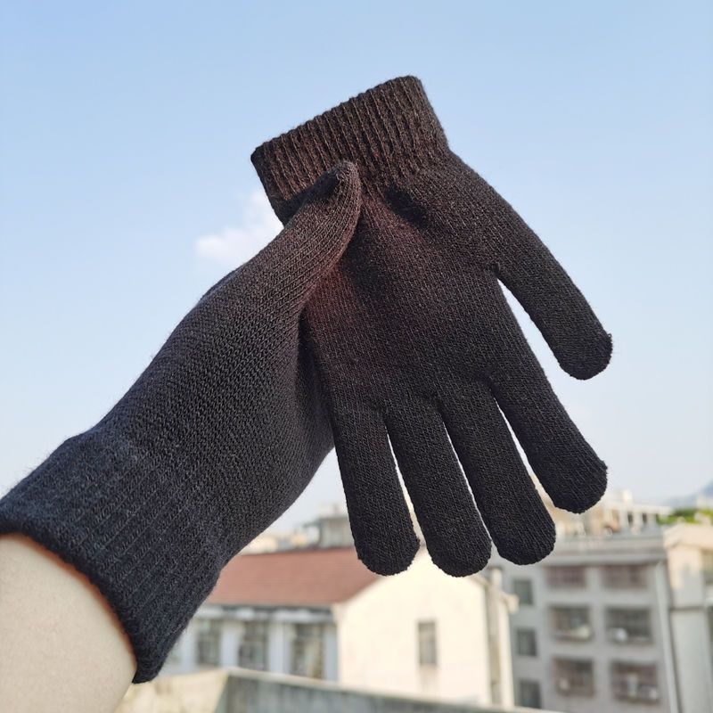 ถุงมือถักไหมพรมสำหรับผู้ชายและ - Wool Glove Lined บทวิจารณ์และราคา
