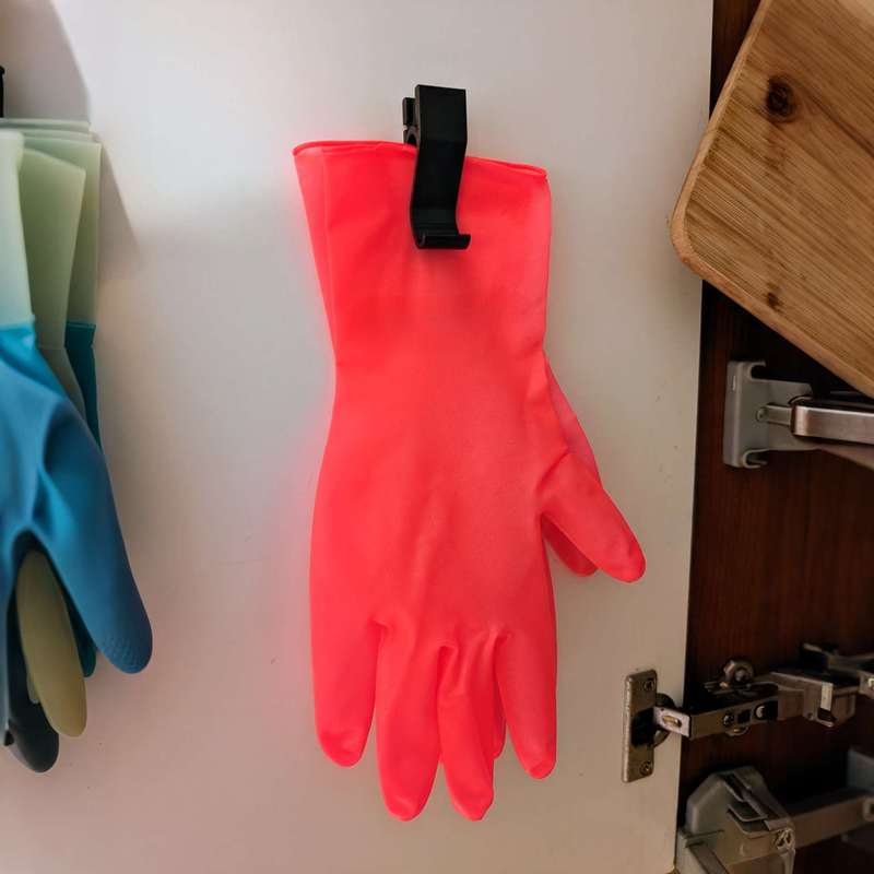 ที่แขวนติดผนังห้องครัวห้องน้ำแ - Rubber Glove Cleaning บทวิจารณ์และราคา