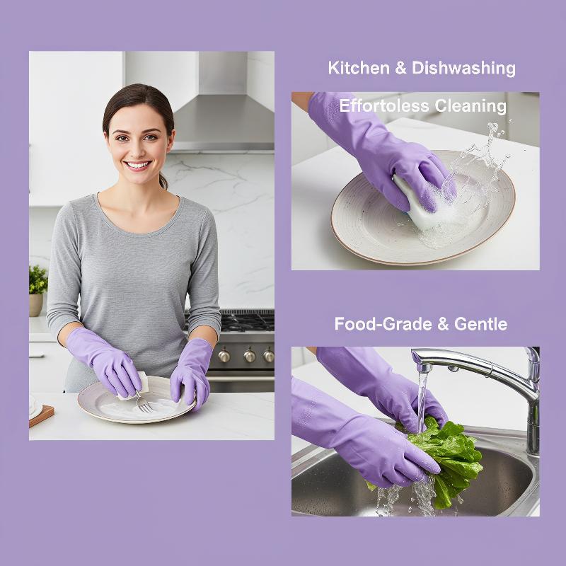 1 คู่ถุงมือยางล้างจาน, พร้อมด้ - Dish Glove Rubber บทวิจารณ์และราคา