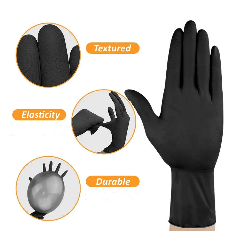 ถุงมือไนไตรล์แบบใช้แล้วทิ้ง สี - Nitrile Mechanic Glove บทวิจารณ์และราคา